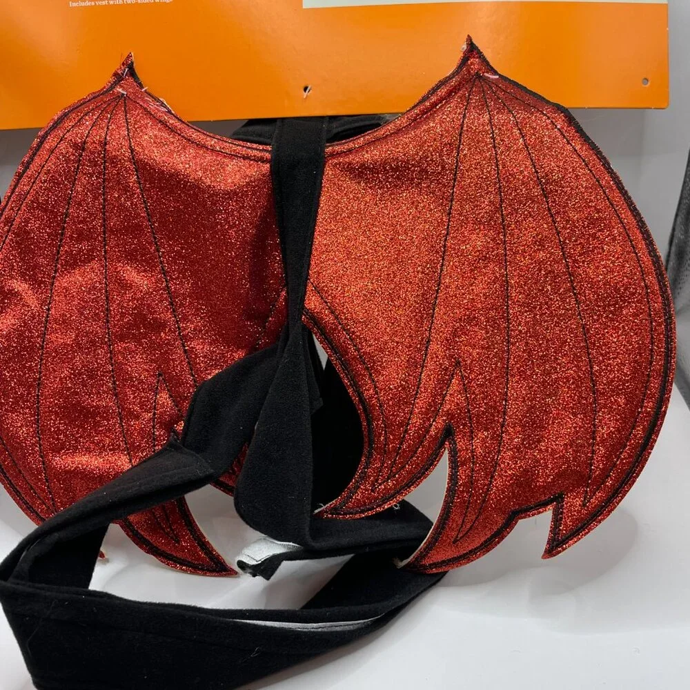NWT Hyde & EEK! Boutique Halloween Reversible Red Devil/Angel Wings Dog Costume